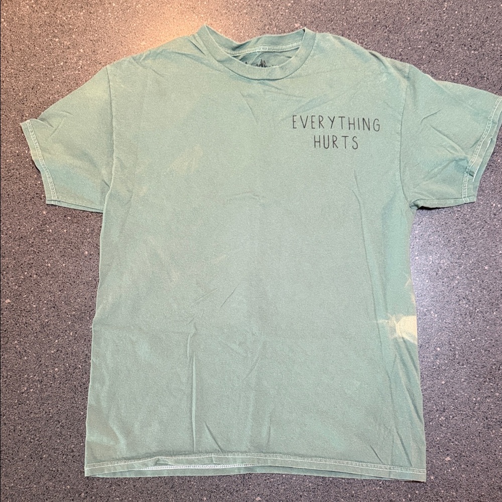 Threadless Everything Hurts Mint Tee